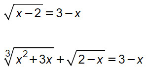equazioni-irrazionali