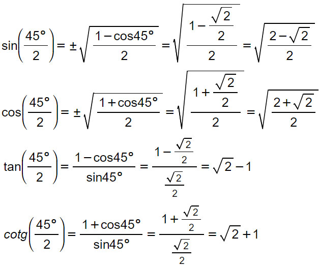 Formule bisezione esercizi