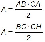 area-triangolo-rettangolo-formule