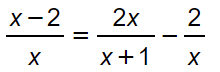 equazioni-di-secondo-grado-fratte-esercizio-1