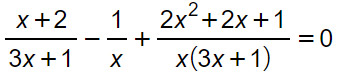 Equazioni fratte secondo grado svolte