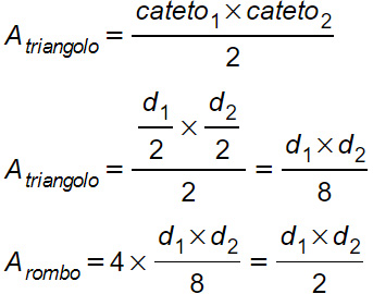 area-del-rombo-formula