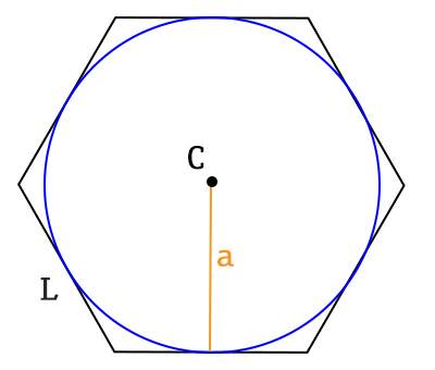 apotema-esagono