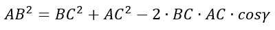 Teorema di Carnot Formule