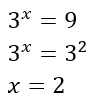 Esempio equazione esponenziale