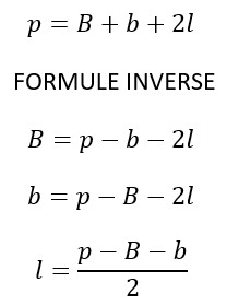 Formule inverse trapezio isoscele