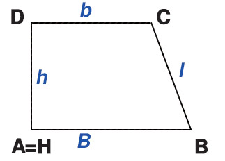 Formule inverse trapezio rettangolo