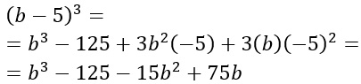 Scomposizione del cubo di binomio