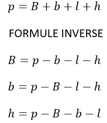 Trapezio formule inverse