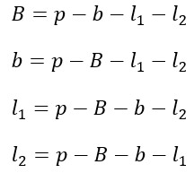 Trapezio scaleno formule inverse