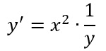 Equazione differenziale a variabili separabili