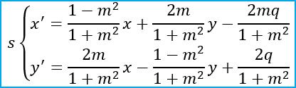 Formule simmetria assiale