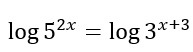 Equazioni esponenziali con basi diverse e logaritmi