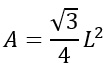 Formula Area triangolo equilatero