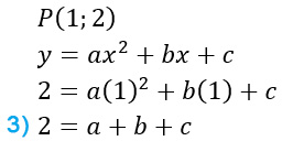 Equazione parabola per 2 punti