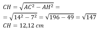 Calcolo altezza triangolo equilatero