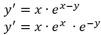 Risolvi equazioni differenziali a variabili separabili