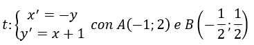 Trasformazioni geometriche esercizi