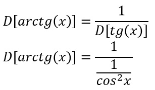 Derivata arcotangente