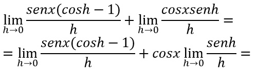 Derivata del seno x