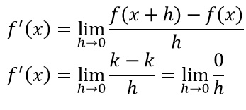 Derivata di un numero