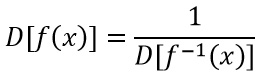 Derivata funzione inversa