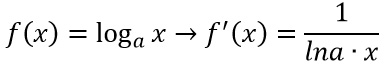 Derivata logaritmo