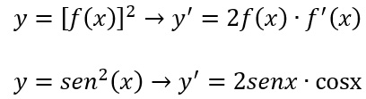 Derivata senx al quadrato