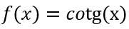 Derivate funzioni elementari cotangenti