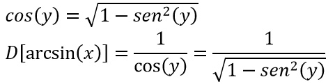 Dimostrazione derivata arcoseno