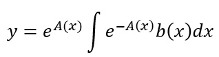 Formula equazioni differenziali lineari