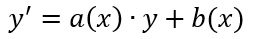 Equazioni differenziali lineari