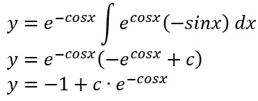 Soluzioni eq differenziali lineari