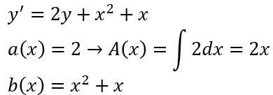 Sviluppo equazioni differenziali lineari