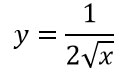 Derivata della radice quadrata di x
